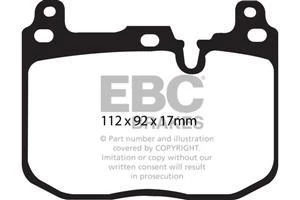 EBC Bluestuff NDX Bremsbeläge Vorderachse DP52130NDX mit R90 für BMW 4 435 i xDrive (250kw/ 340PS) Baujahr: 07/14- mit HSN...