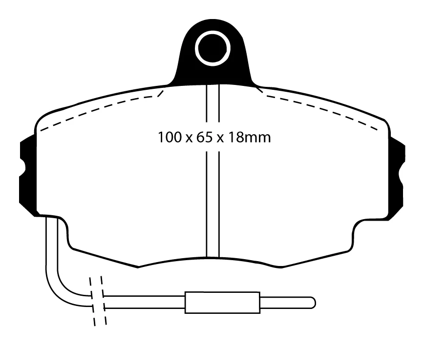 EBC Bluestuff NDX Bremsbeläge Vorderachse DP5426NDX mit R90 für Renault Clio 1 2.0 Williams (108kw/ 147PS) Baujahr: 01/94-...