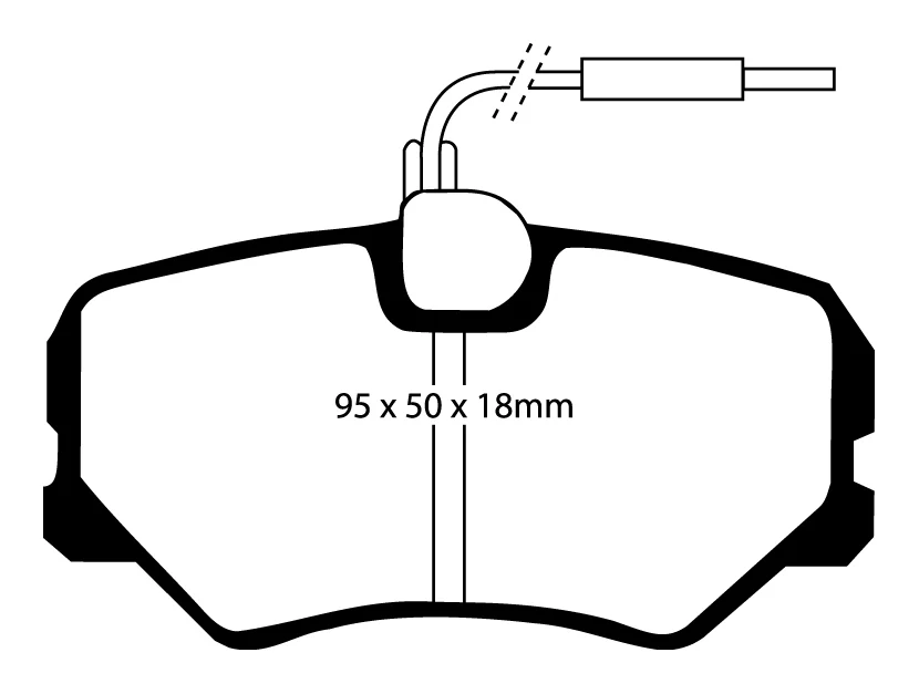 EBC Bluestuff NDX Bremsbeläge Vorderachse DP5687NDX ohne R90 für Peugeot 405 1.9 TD (66kw/ 90PS) Baujahr: 08/92-10/96 mit...