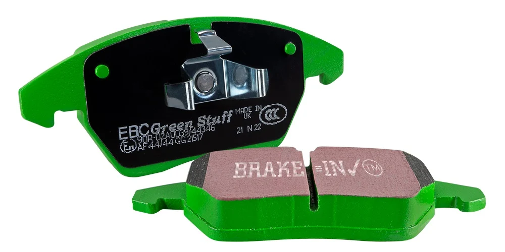 EBC Greenstuff 2000 Bremsbeläge Hinterachse DP21551 mit R90 für Citroën C5 2.0 HDi 165 (120kw/ 163PS) Baujahr: 04/09- mit...