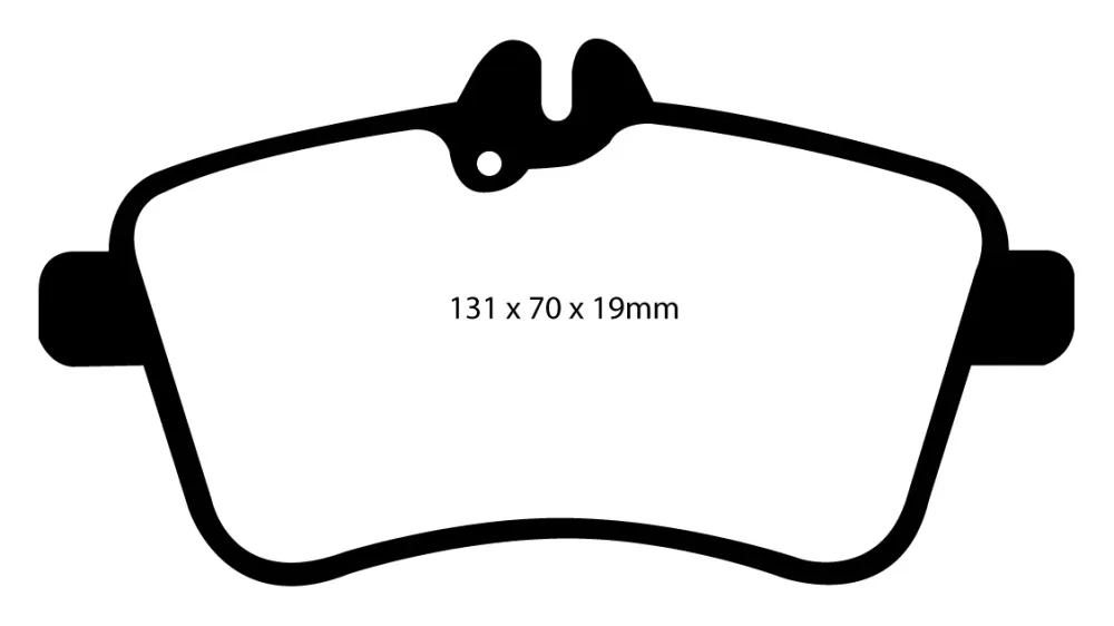 EBC Greenstuff 2000 Bremsbeläge Vorderachse DP21580 ohne R90 für Mercedes-Benz B-KLASSE Sports Tourer B 180 CDI (245.207)...