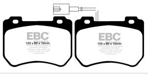 EBC Greenstuff 2000 Bremsbeläge Vorderachse DP22074 mit R90 für Alfa Romeo 159 Sportwagon 1.8 MPI (103kw/ 140PS) Baujahr:...