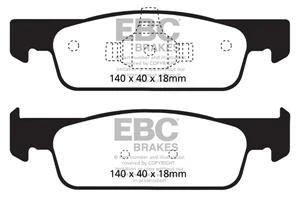 EBC Greenstuff 2000 Bremsbeläge Vorderachse DP22146 mit R90 für Renault Clio 4 0.9 Tce 75 (56kw/ 76PS) Baujahr: 10/18- mit...