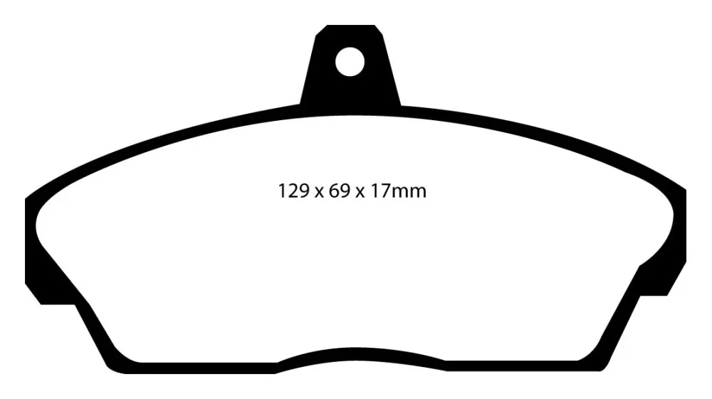 EBC Greenstuff 2000 Bremsbeläge Vorderachse DP2815 mit R90 für Rover 800 827 2.7 SI,Sterling (124kw/ 169PS) Baujahr: 02/88...