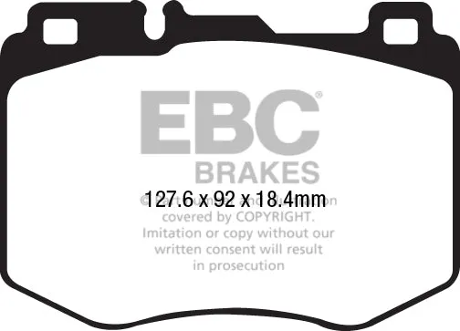 EBC Redstuff Bremsbeläge Vorderachse DP32210C mit R90 für Mercedes-Benz E-Klasse Cabriolet E 220 d 4-matic (238.415) (143k...