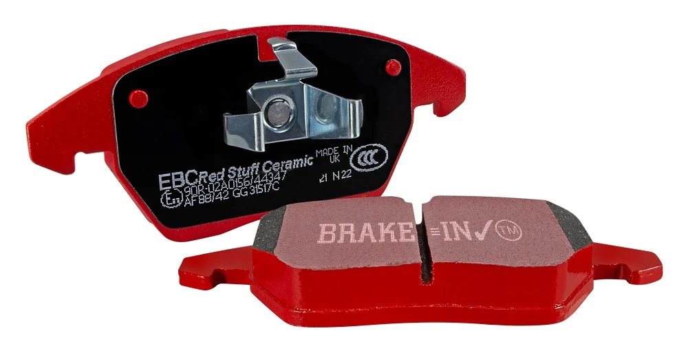 EBC Redstuff Bremsbeläge Vorderachse DP3545C ohne R90 für Renault 21 45474 (55kw/ 75PS) Baujahr: 06/86-03/93 mit HSN TSN:...