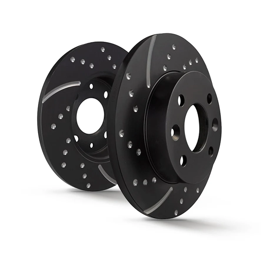 EBC Turbo Groove Disc Sportbremsscheibe Vorderachse GD1237 mit ABE für Mercedes-Benz C-Klasse C 230 (203.052) (150kw/ 204P...