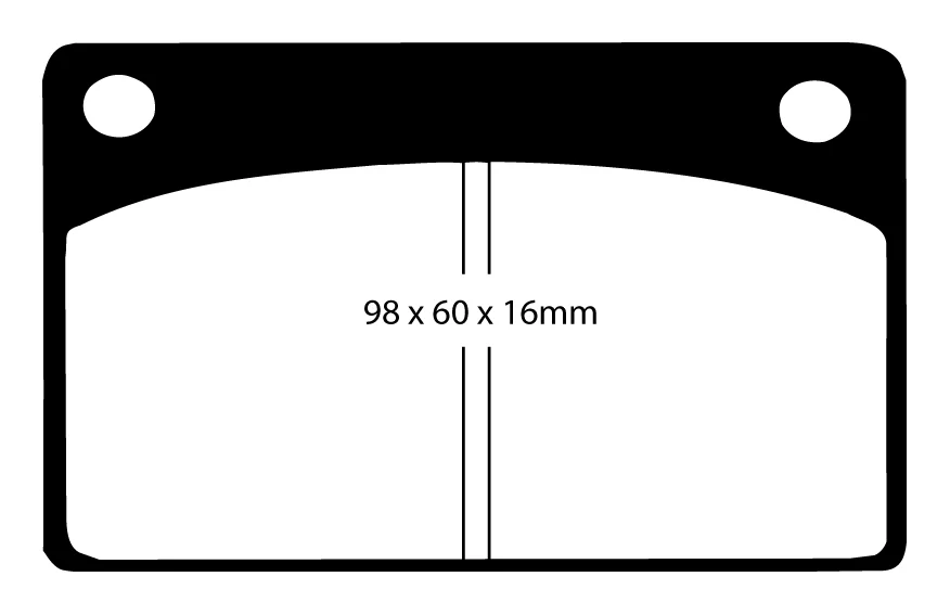 EBC Yellowstuff Bremsbeläge Vorderachse DP4143R mit R90 für Volvo 240 45353 (96kw/ 131PS) Baujahr: 08/84-07/85 mit HSN TSN...