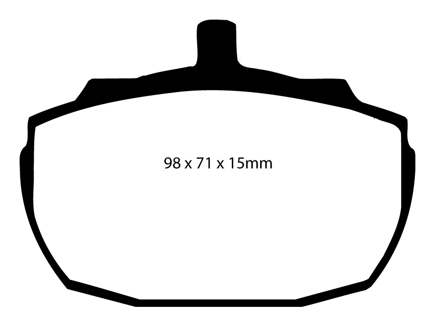 EBC Yellowstuff Bremsbeläge Vorderachse DP4243R ohne R90 für Austin Princess 2 2200 , 2.2 (82kw/ 112PS) Baujahr: 10/78-10/...