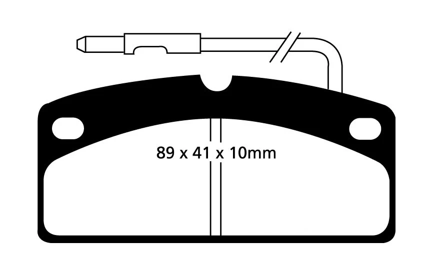 EBC Yellowstuff Bremsbeläge Vorderachse DP43142R ohne R90 für Ford F-150 5.0 Baujahr: 2021 - EBC Bremsen24