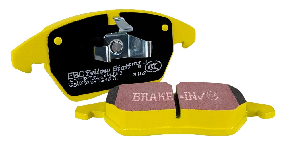 EBC Yellowstuff Bremsbeläge Vorderachse DP4959R mit R90 für Renault Thalia 1.4 16V (72kw/ 98PS) Baujahr: 08/00- mit HSN TS...