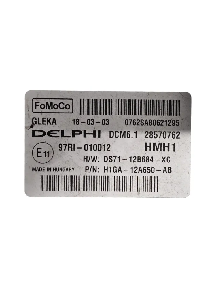 ECU Control Ford S-Max II 2.0 Diesel Cod: H1GA-12A650-AB (2015-2023)