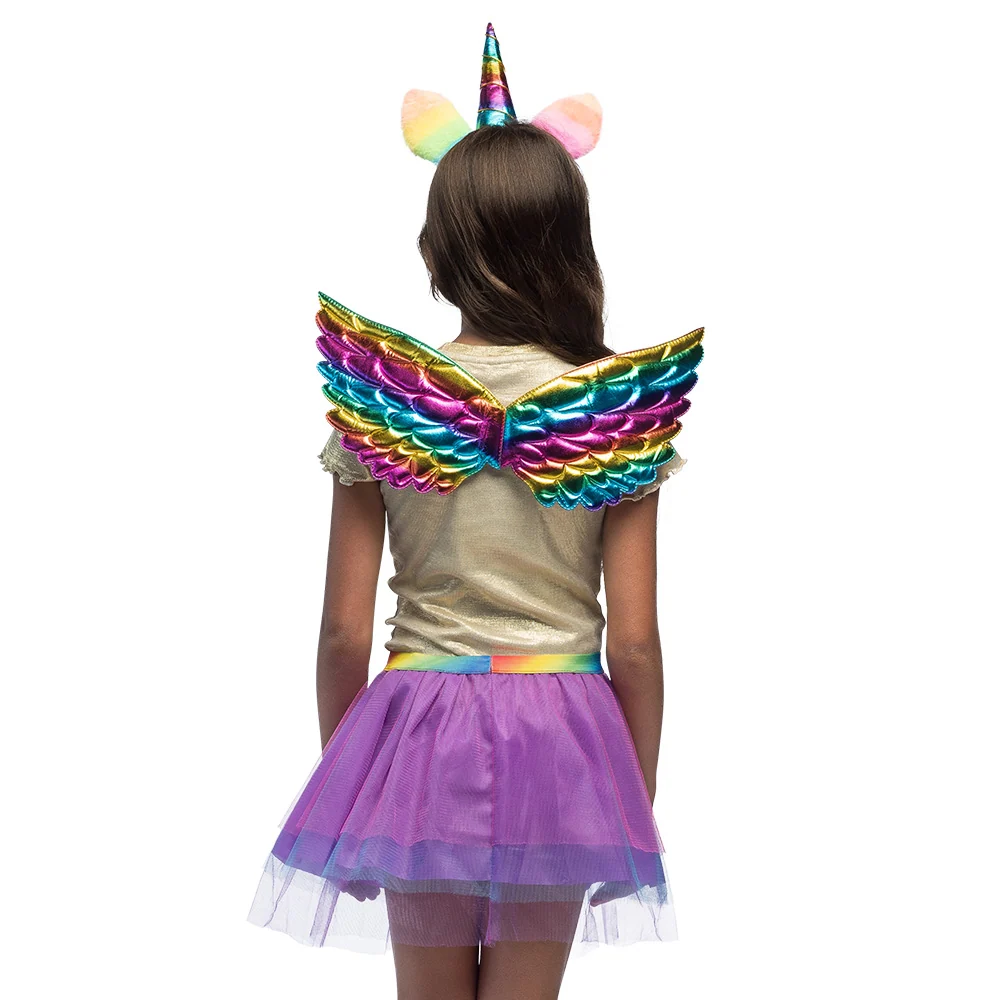 Einhorn-Ankleideset Regenbogen für Kinder
