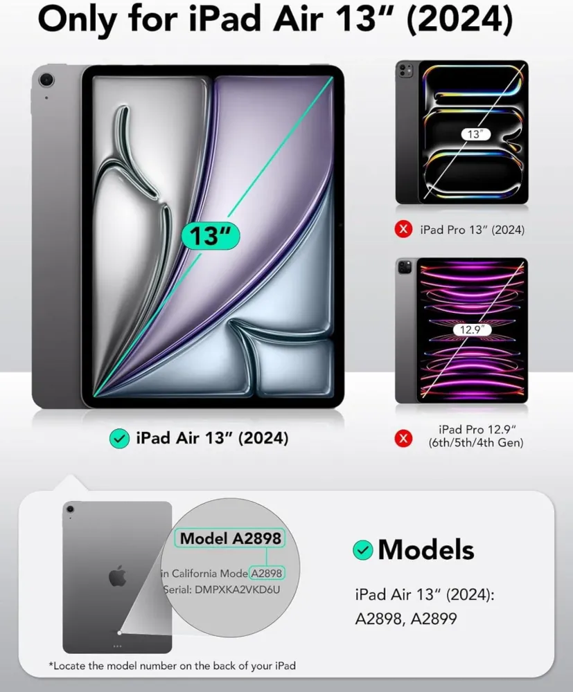 ESR Paper Feel Schutzfolie für iPad Air 13 Zoll M2