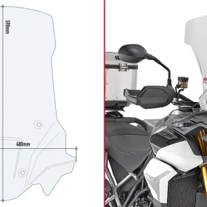 GIVI D6418ST FENSTER KITAO TRIUMPH.TIGER.900 RALLY