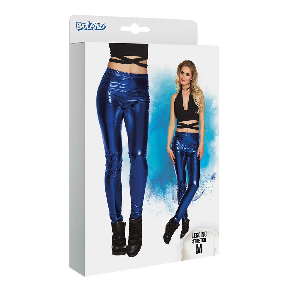 Leggings Glance blau