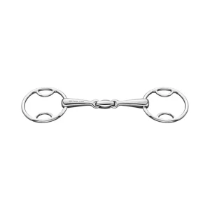 Max Control 3-Ring-Gebiss mit Arret., doppelt gebrochen, 16 mm, Edelstahl Metall 125