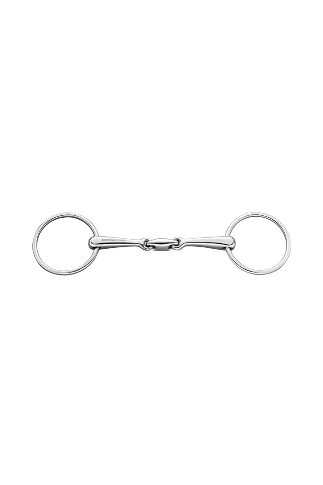 Max Control Unterlegtrense mit Arret., doppelt gebrochen, 12 mm, Edelstahl Metall 135 mm