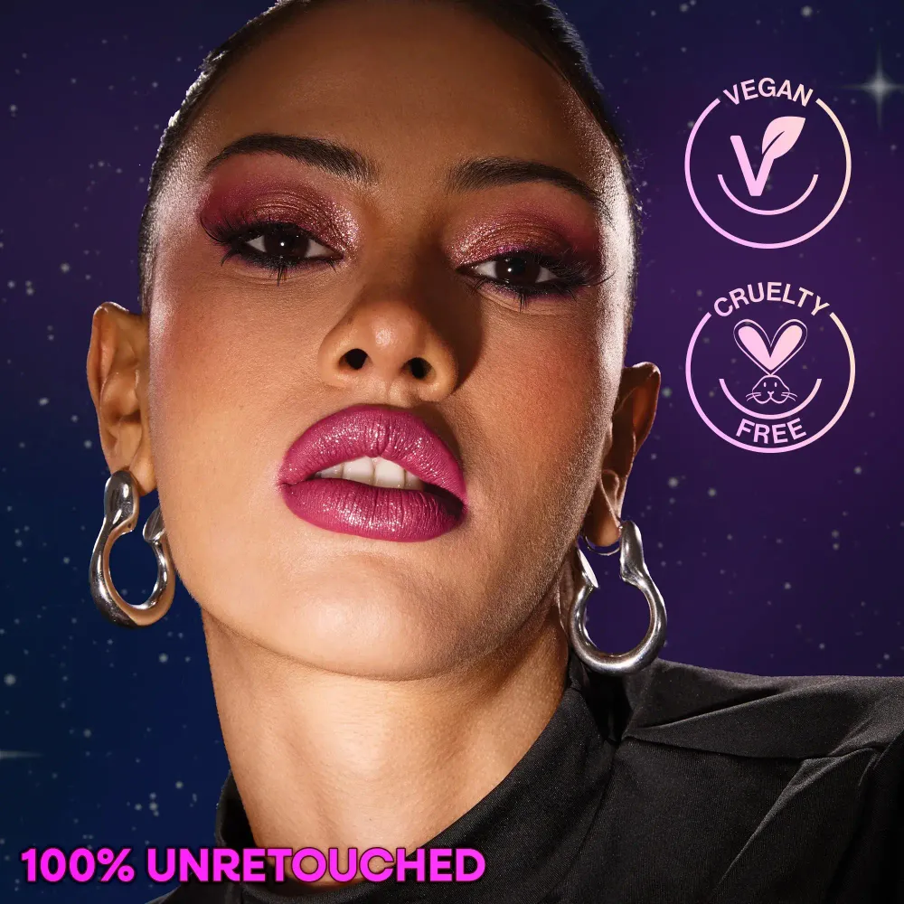 Mega Glitter Shimmer Liquid Lipstick Pink Future