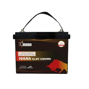 OLALITIO Lithium-Batterie 100Ah 12.8V LiFePO4 PRO-Bluetooth-BMS-Olalitium