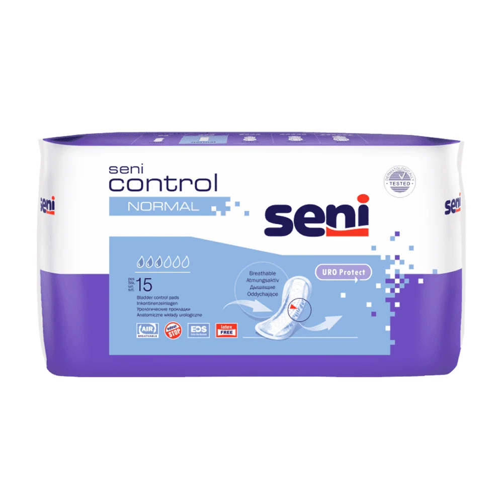 Seni Control Normal Inkontinenzeinlage | Packung (15 Stück)