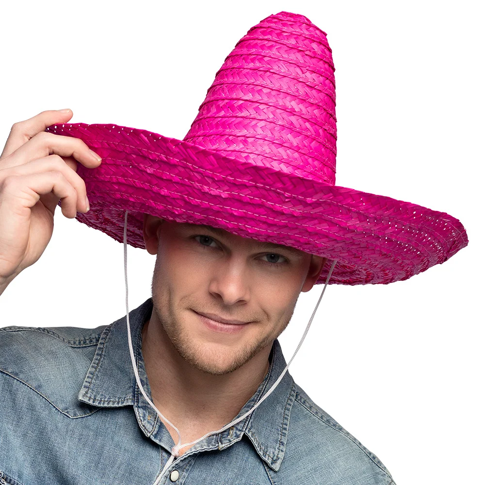 Sombrero Puebla rosa