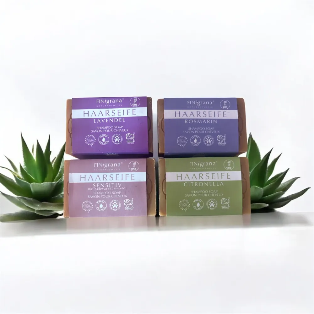 SPARSET - HAARSEIFEN FESTES SHAMPOO - 4 x 100 g