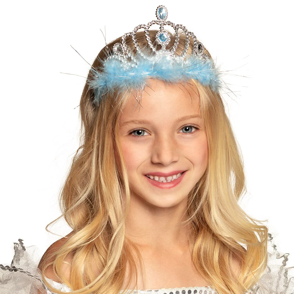Tiara Frostine Prinzessin blauer Marabu