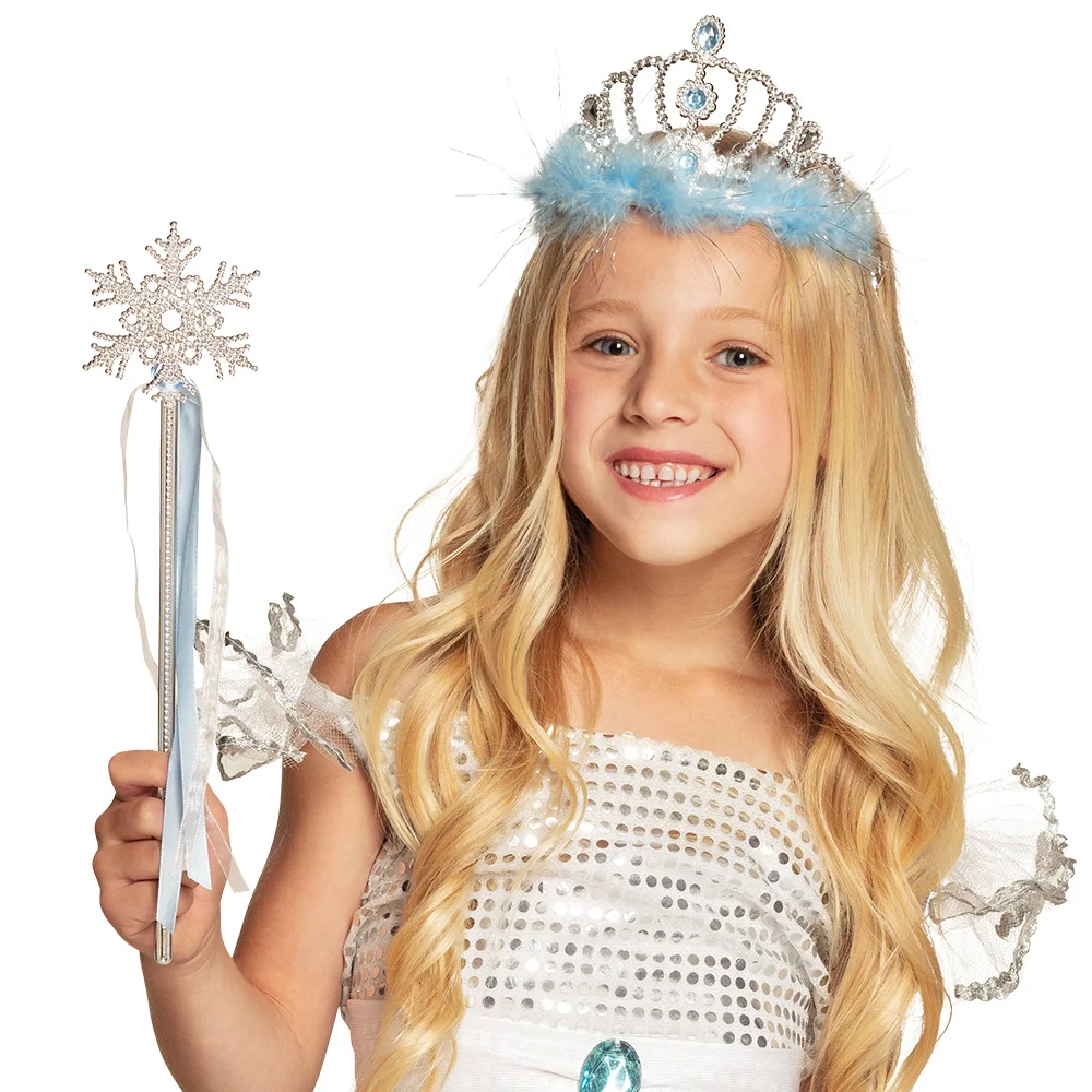 Tiara Frostine Prinzessin blauer Marabu