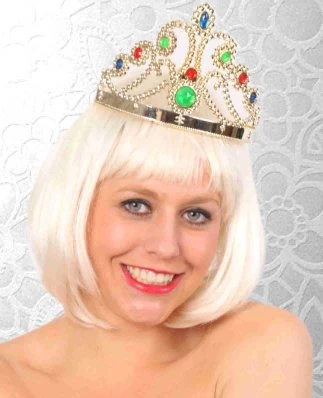 Tiara verstellbar gold