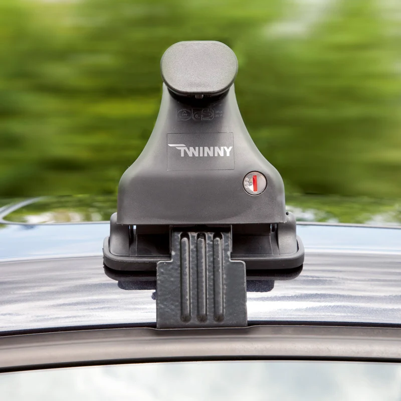 Twinny Load, Dachträgersatz Stahl S40 passend für Alfa Romeo/Renault diverse Modellen (für Fahrzeuge ohne Dachreling), Sch...