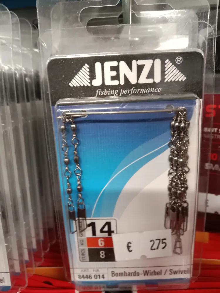 Jenzi Mehrfach Wirbel gr 14 8stk 6kg Tragkraft