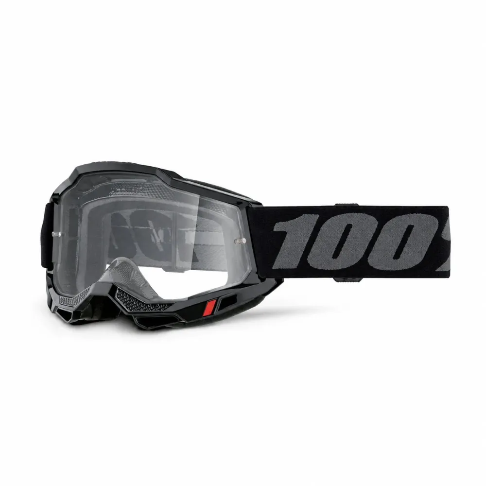 100% ACCURI 2 Maske Schwarz Klarer Bildschirm