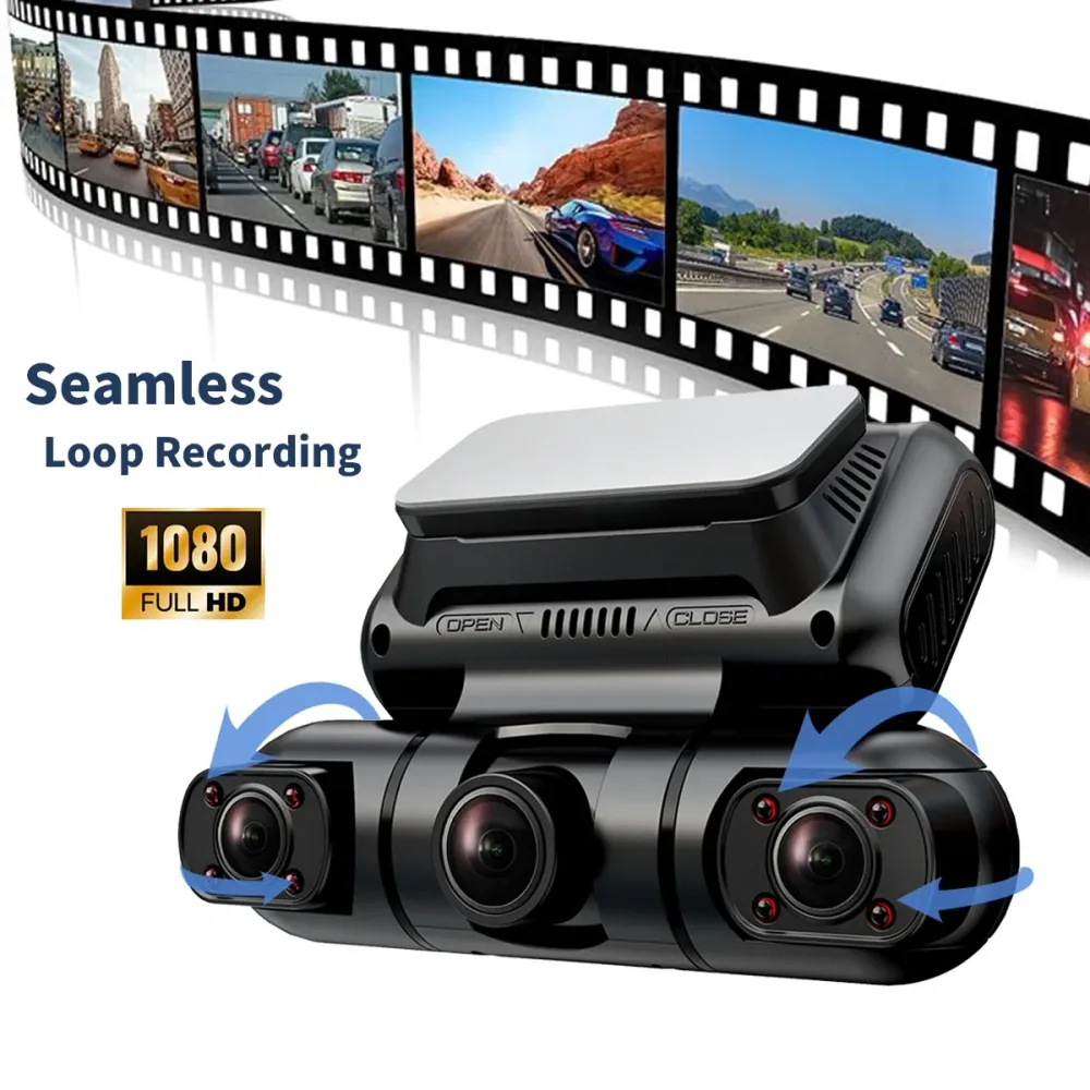 Hainatech 360° 4-Kanal Dashcam mit GPS