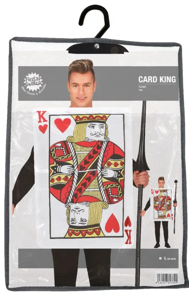 Hearts King Kostüm L