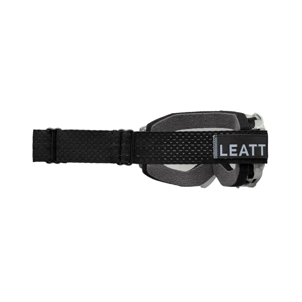 LEATT VELOCITY 4.0 MTB Maske Grau Transparente Scheibe