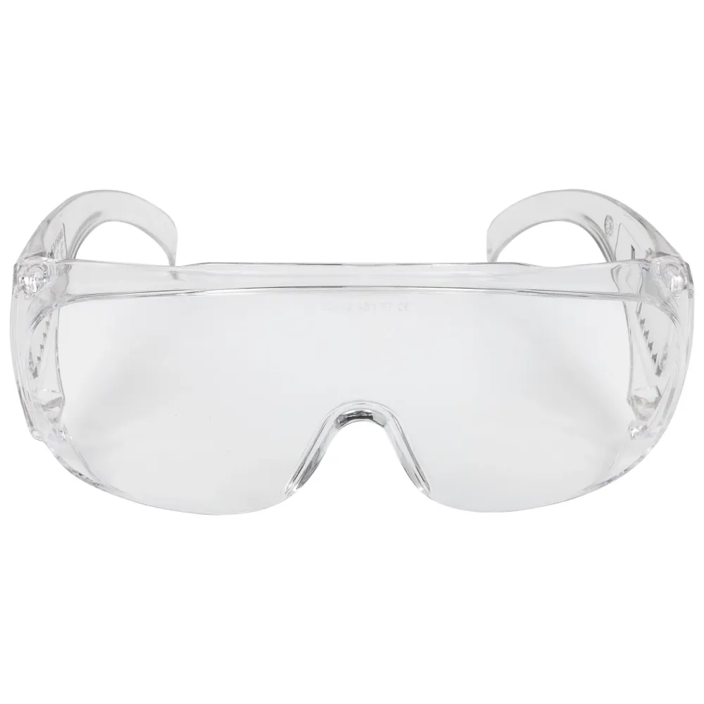 NITRAS VISION PROTECT BASIC, Bügelbrille, transparent, EN 166 Kunststoff | Packung (12 Stück)