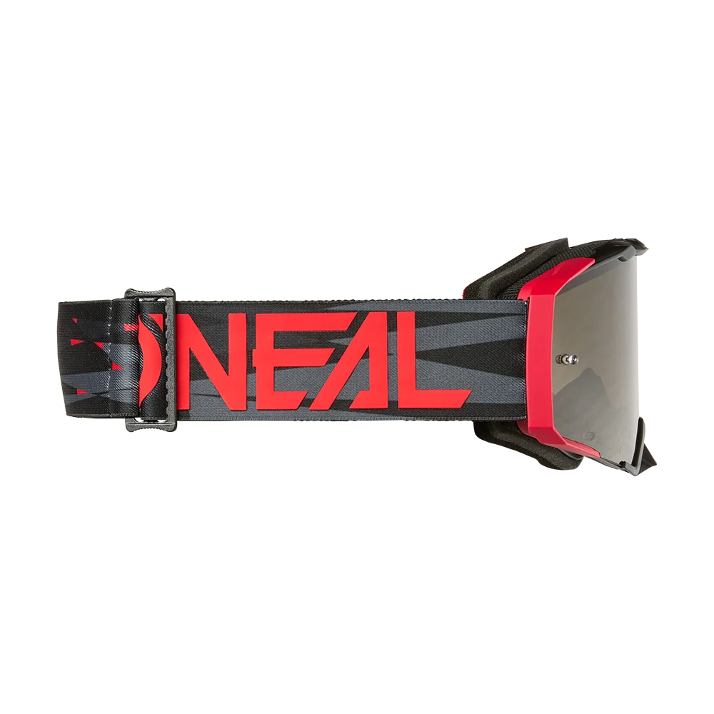 O'NEAL B-33 ICTUS Maske Schwarz/Rot Graues Visier