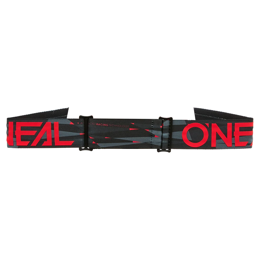 O'NEAL B-33 ICTUS Maske Schwarz/Rot Graues Visier