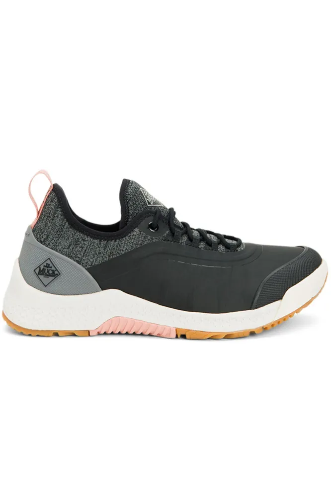 Outscape Lace Up Damen wasserdichte Halbschuhe Black/Rose 37-38