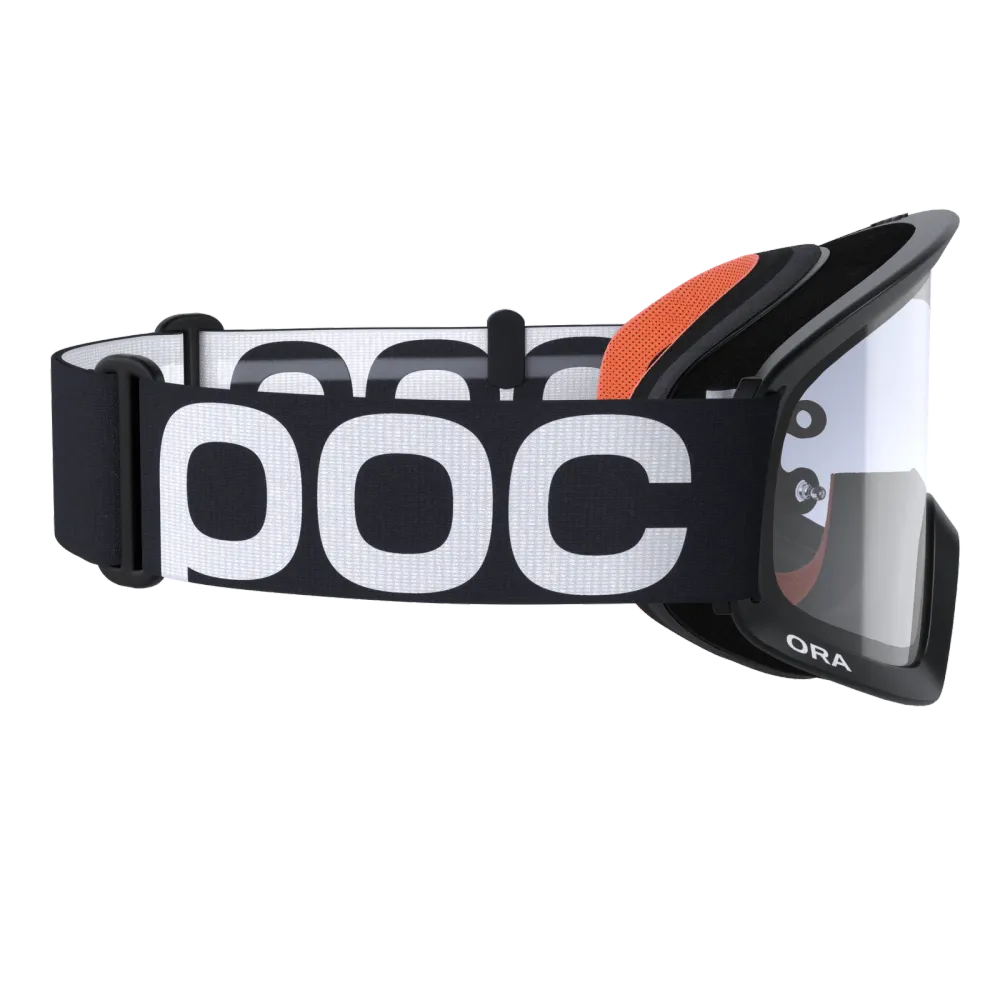 POC ORA DH Maske Schwarz Transparentes Visier