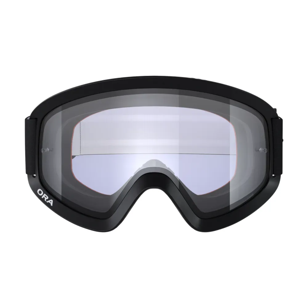 POC ORA DH Maske Schwarz Transparentes Visier