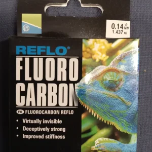Preston Fluoro Carbon Vorfach Schnur 50m 0,14mm 1,43Kg Tragkraft
