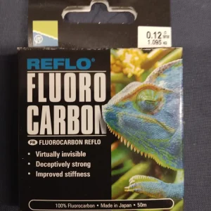 Preston Fluoro Carbon Vorfach Schnur 50m 0,12mm 1,09Kg Tragkraft