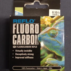 Preston Fluoro Carbon Vorfach Schnur 50m 0,10mm 0,97Kg Tragkraft