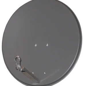 sky vision Alu Satellitenspiegel 65 cm, 40 mm Feedaufnahme, RAL 7012 anthrazit