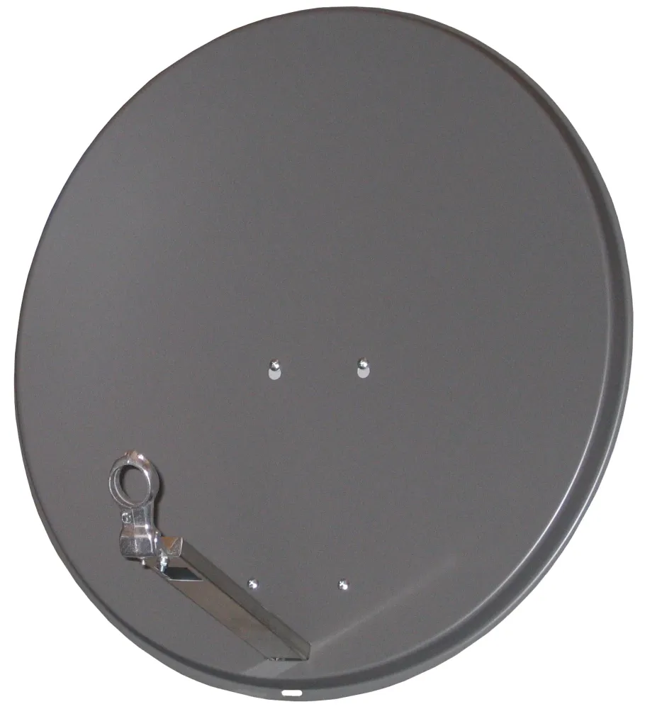 sky vision Alu Satellitenspiegel 65 cm, 40 mm Feedaufnahme, RAL 7012 anthrazit