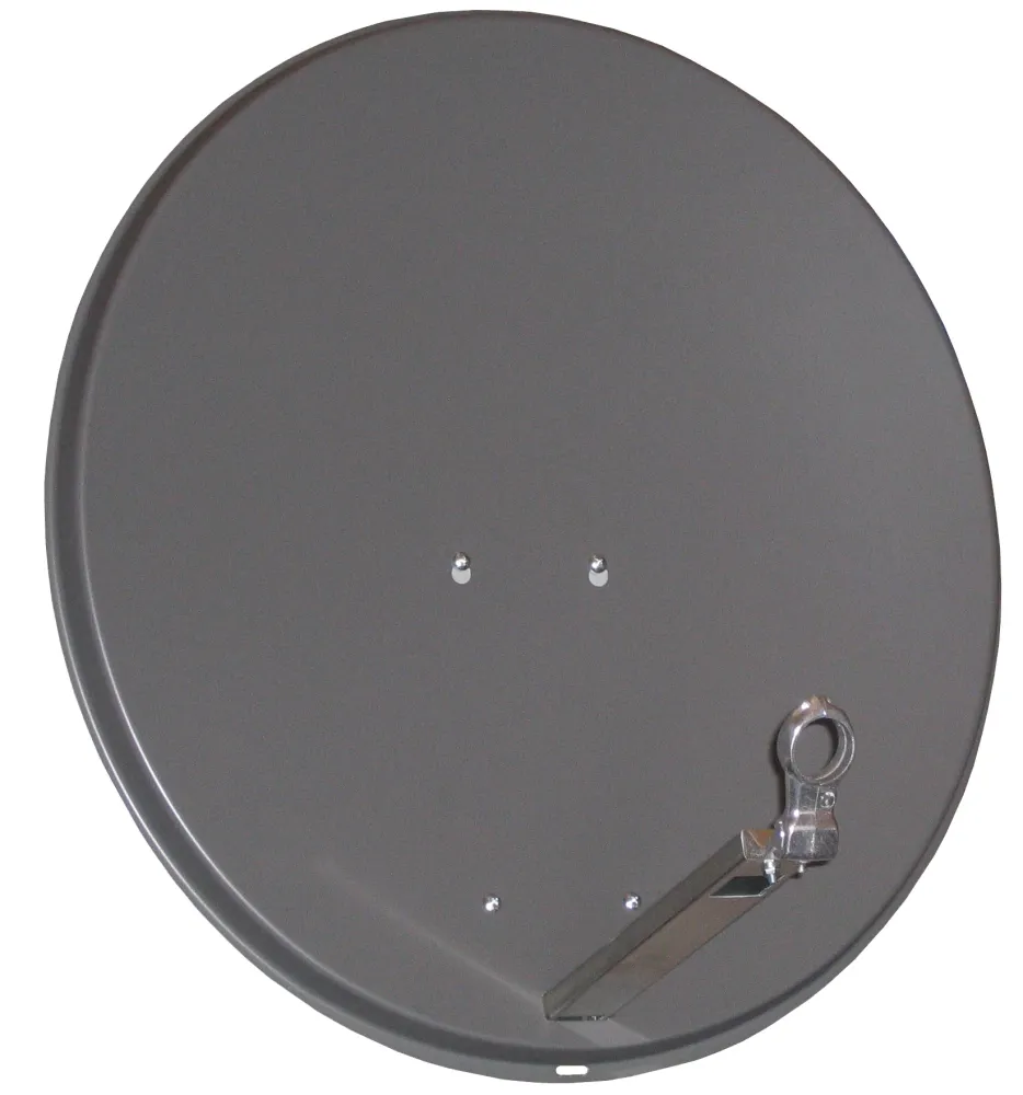sky vision Alu Satellitenspiegel 65 cm, 40 mm Feedaufnahme, RAL 7012 anthrazit