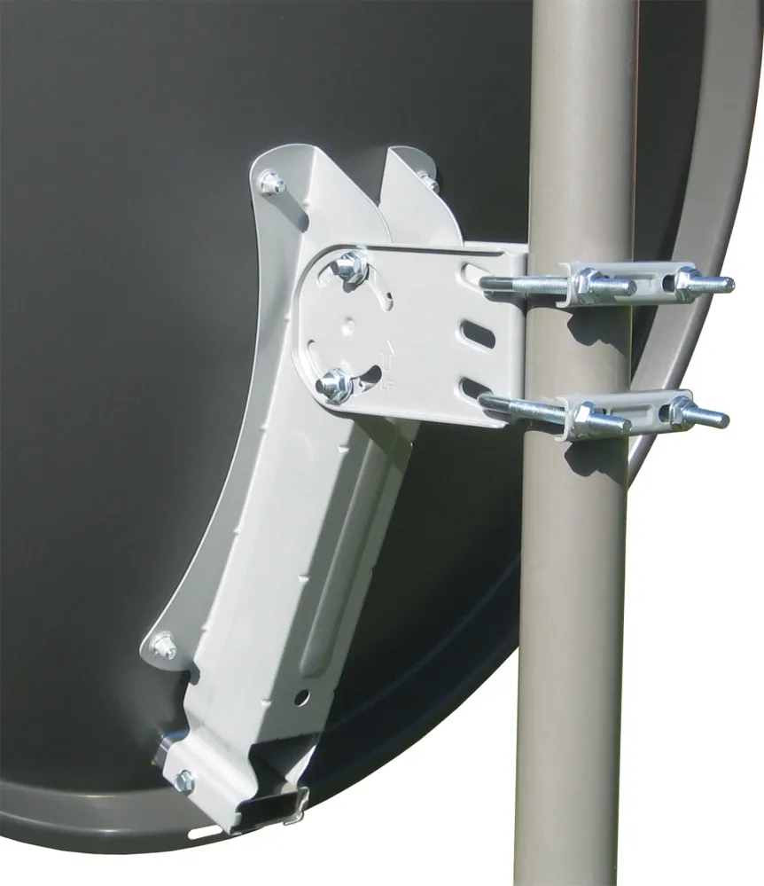 sky vision Alu Satellitenspiegel 65 cm, 40 mm Feedaufnahme, RAL 7012 anthrazit