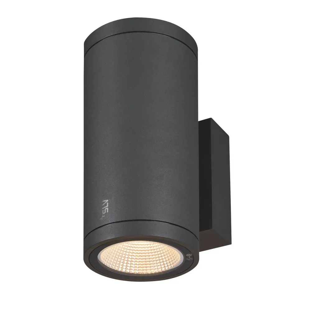 SLV Außenleuchte ENOLA ROUND M UP/DOWN IP65 Anthrazit